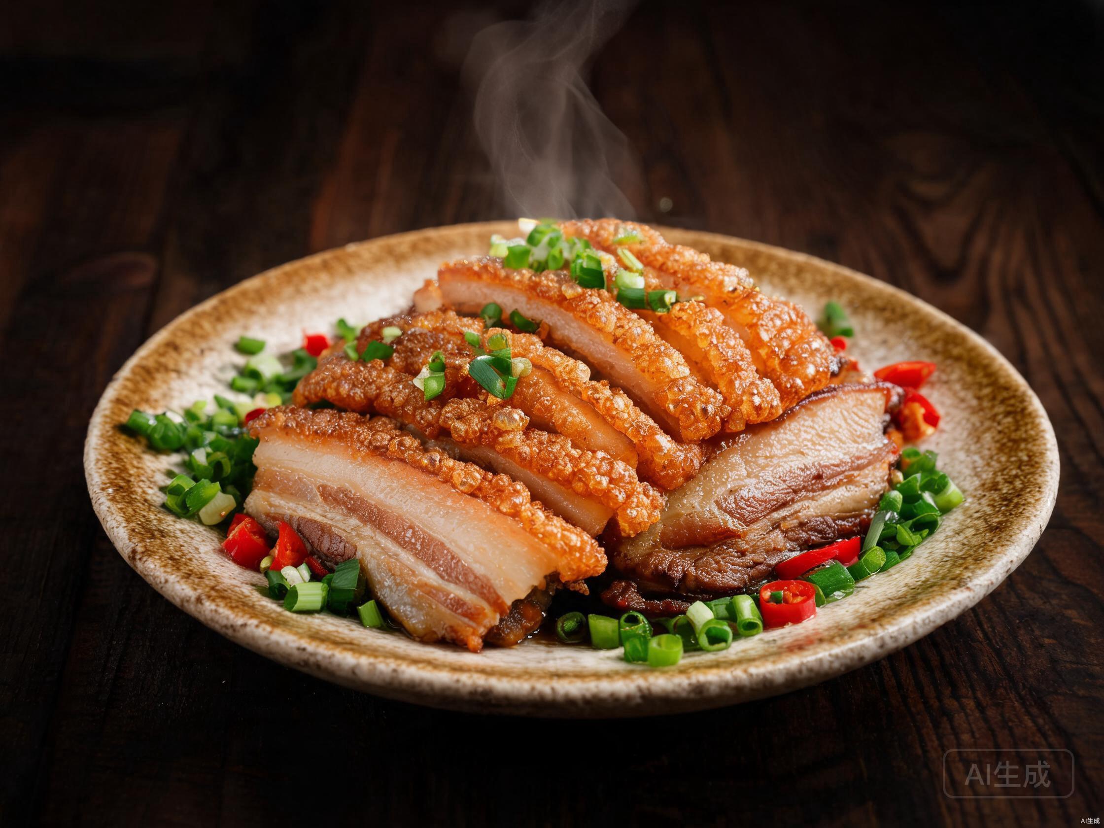 Finished dish — Hunan Crispy Pork Belly