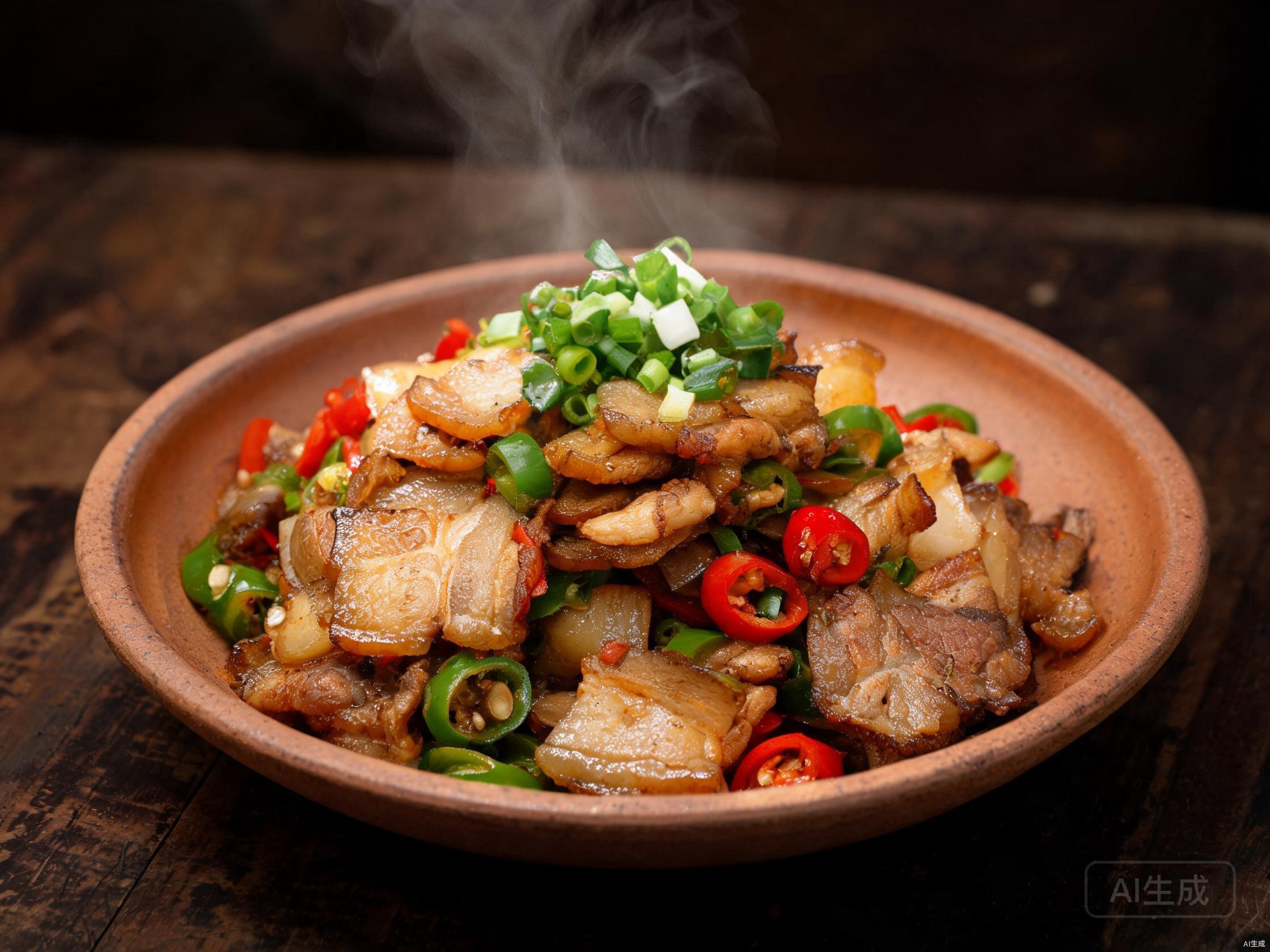 Finished dish — Hunan Stir Fried Pork