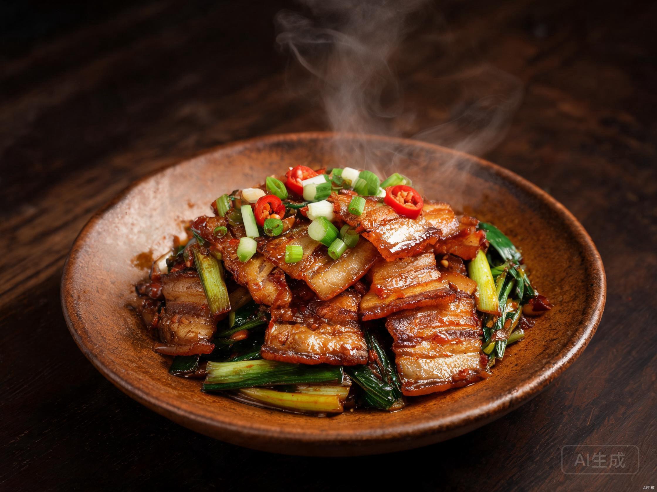 Finished dish — Hunan Twice Cooked Pork