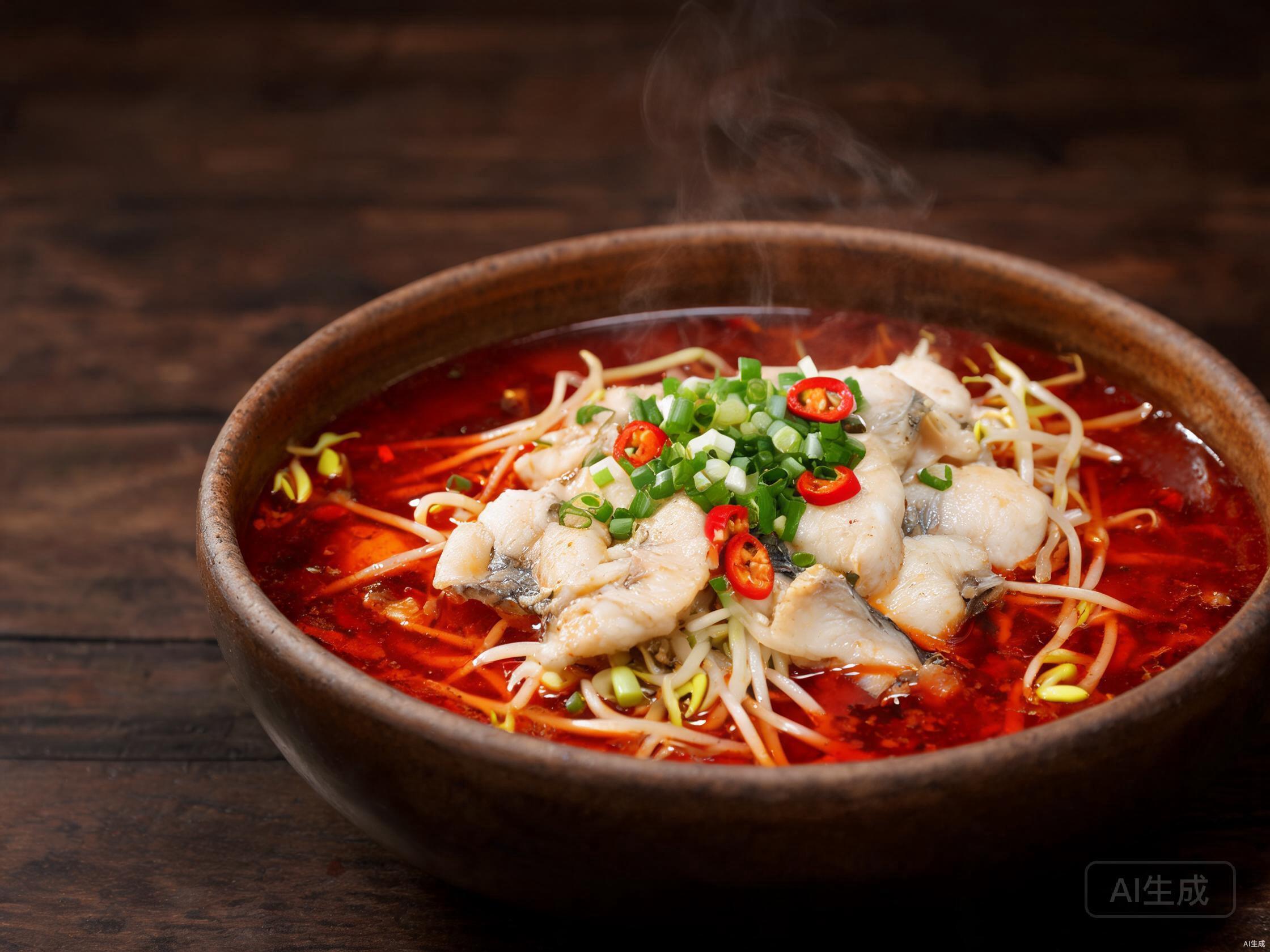 Finished dish — Spicy Boiled Fish Hunan