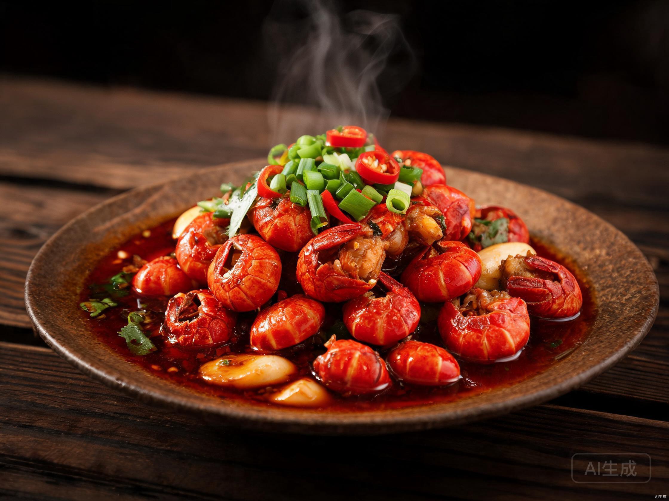 Finished dish — Spicy Crawfish Tails