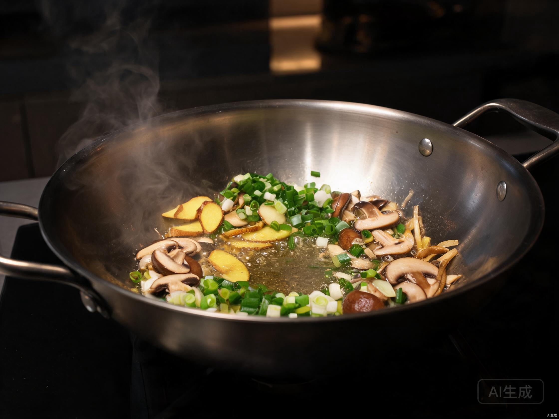 Build broth with aromatics