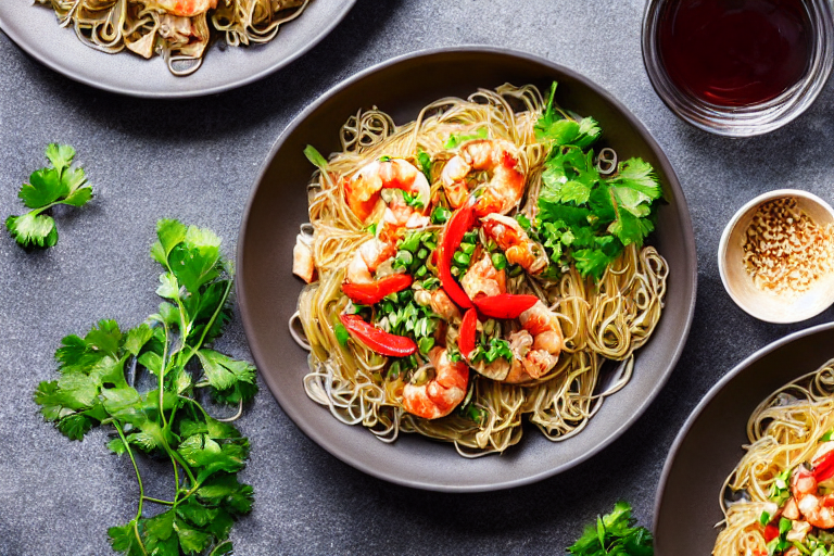 127 Prepare the seafood. Clean the seafood thoroughly. For braised eel rice noodles, remove any scal
