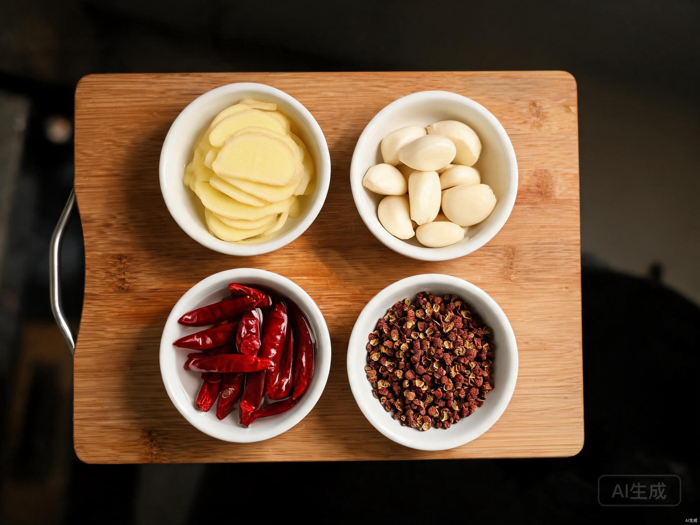 Prepare aromatics and spices