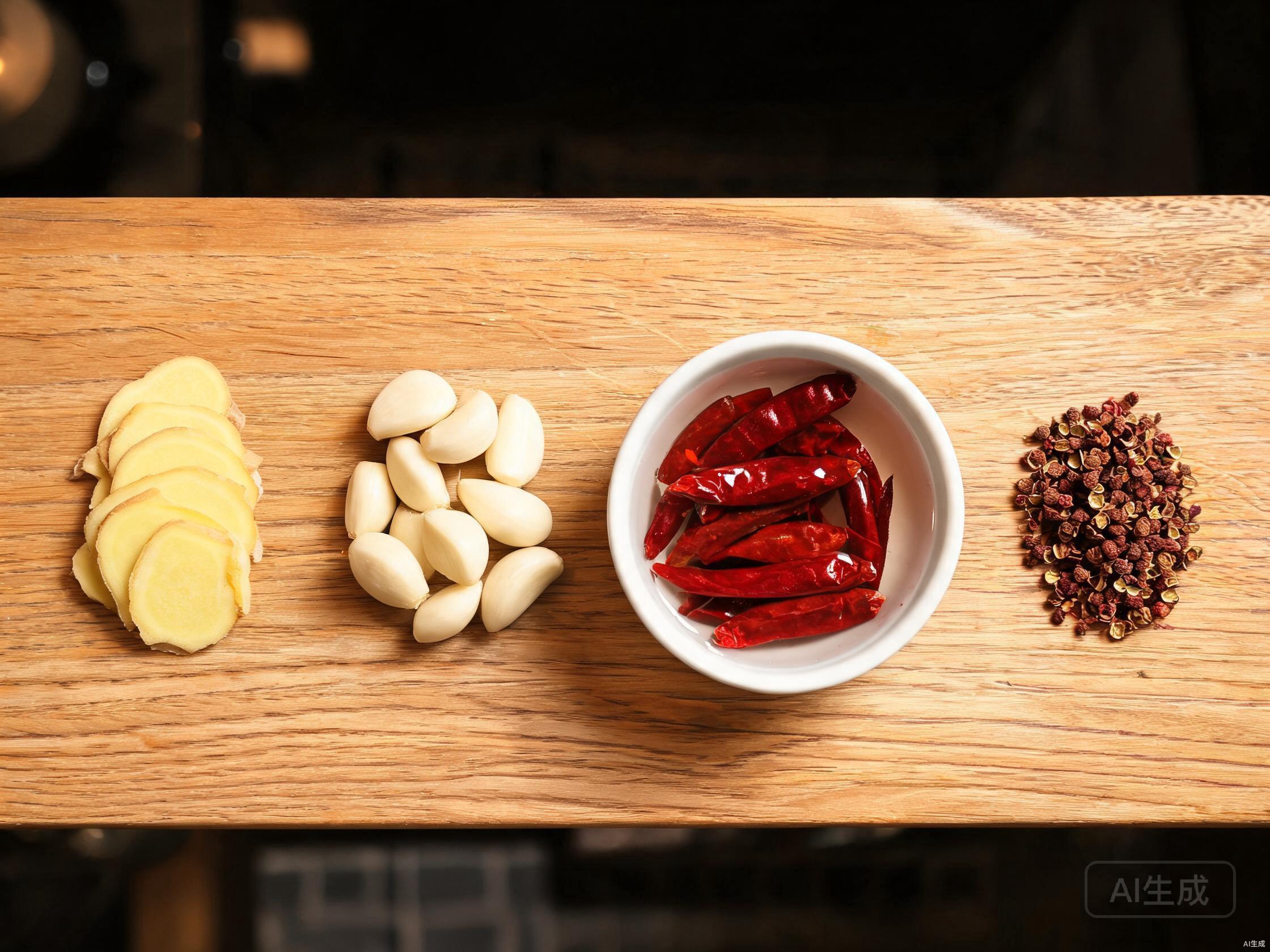 Prepare aromatics and spices
