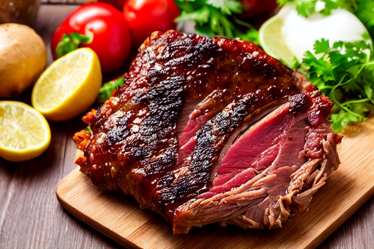 Slice and marinate. Cut the meat against the grain into thin, uniform slices about 3mm thick. This e