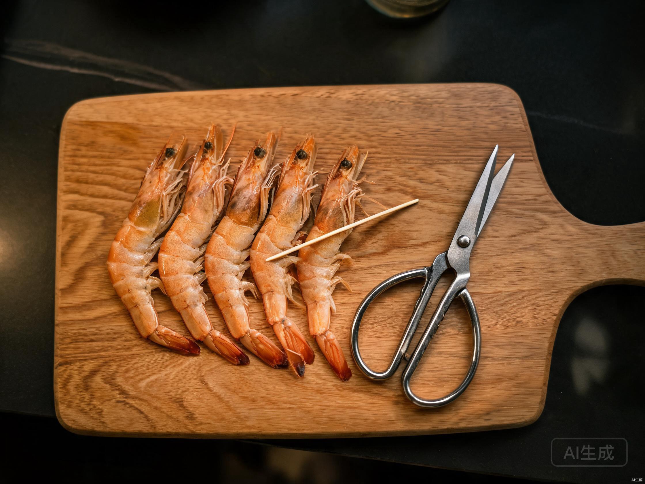 Clean and prepare the prawns