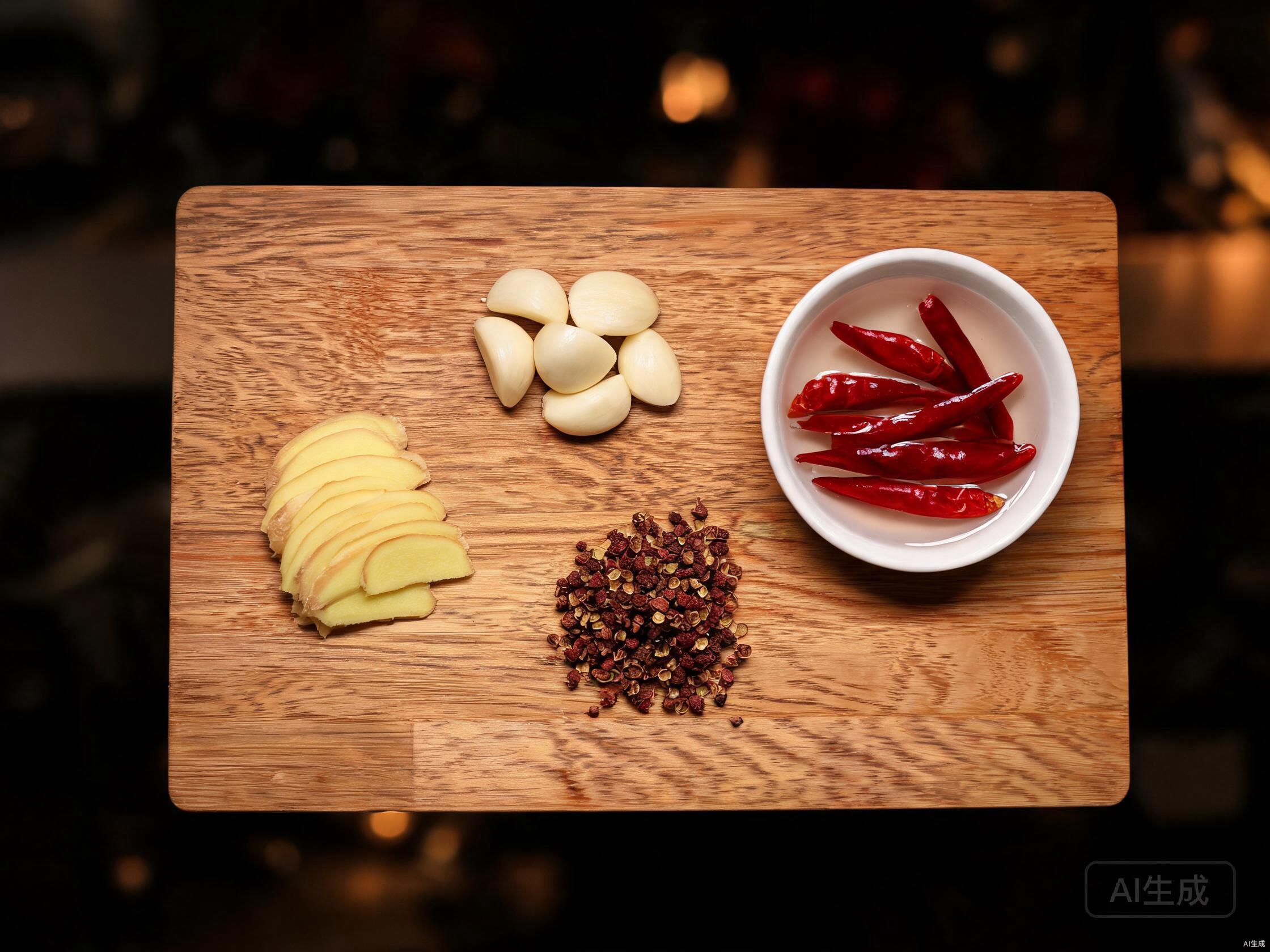 Prepare aromatics and chilies