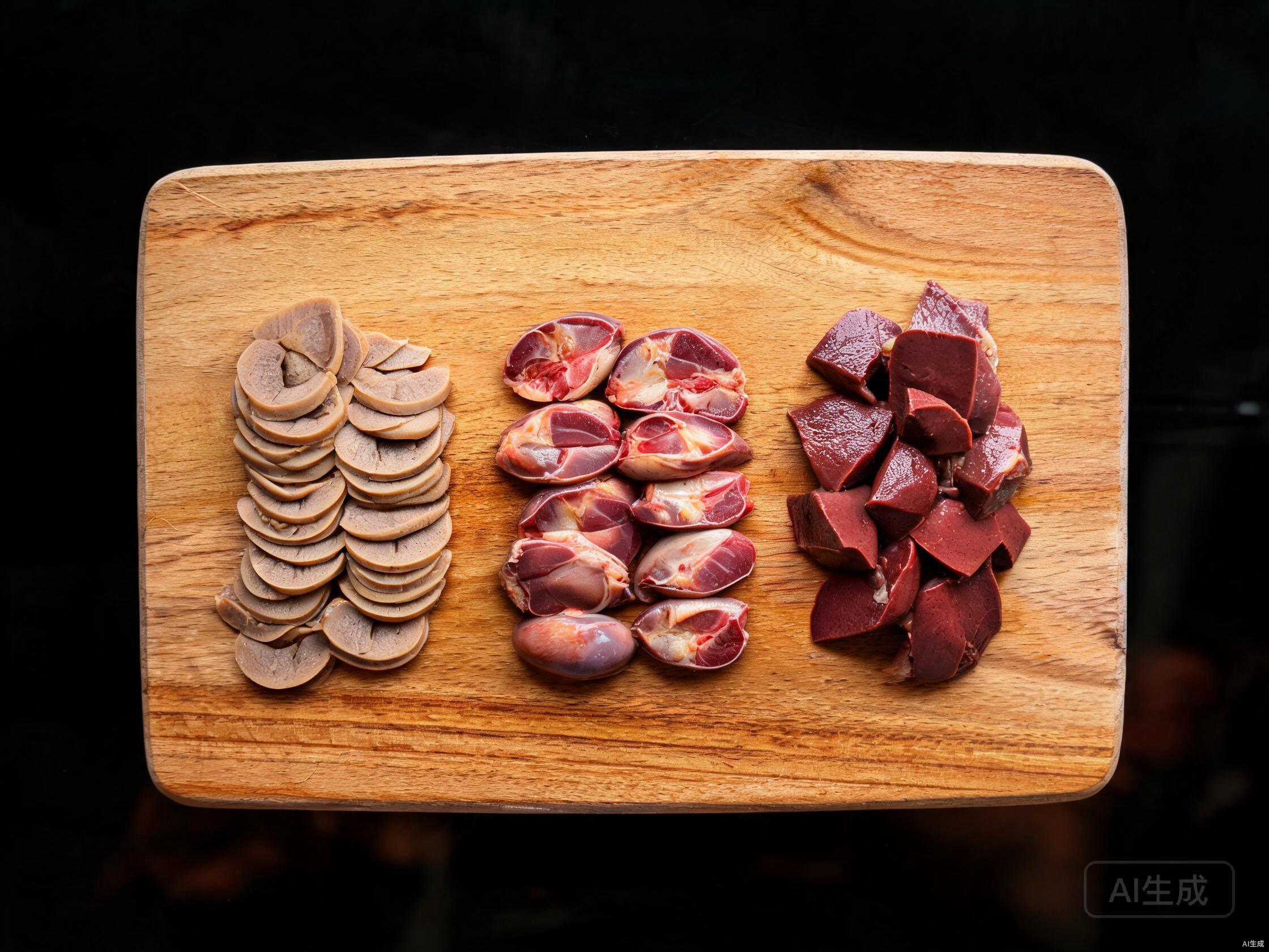 Clean and prepare chicken giblets