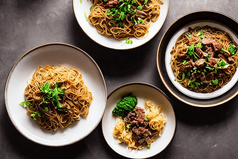 156 Prepare the noodles. While the beef is braising, prepare the noodles. If using dried noodles, so