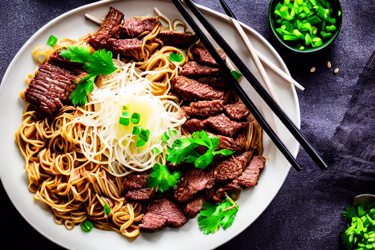 129 Prepare the toppings. While the beef is braising, prepare all your toppings this is what makes C