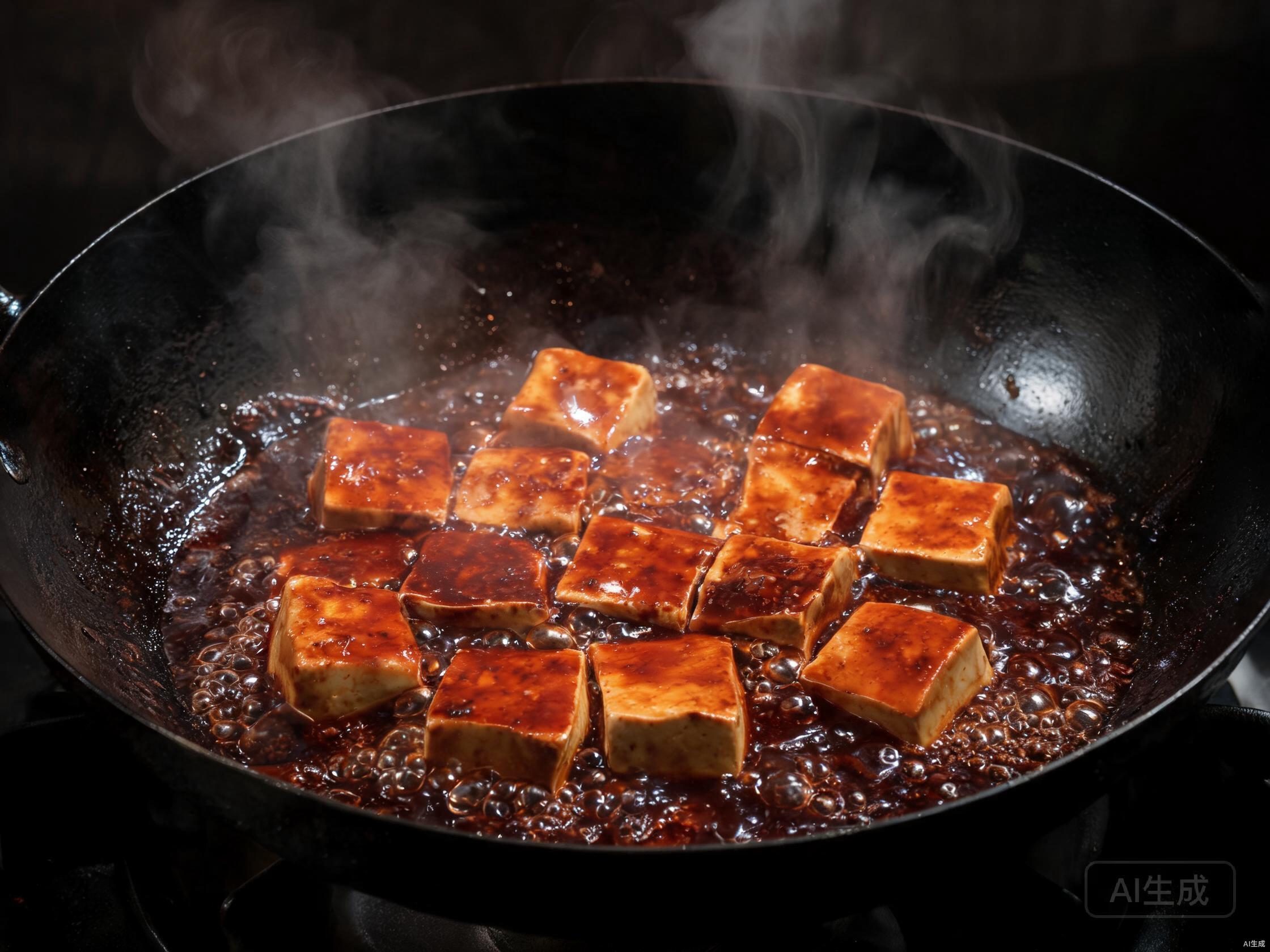 Braise tofu in soy sauce