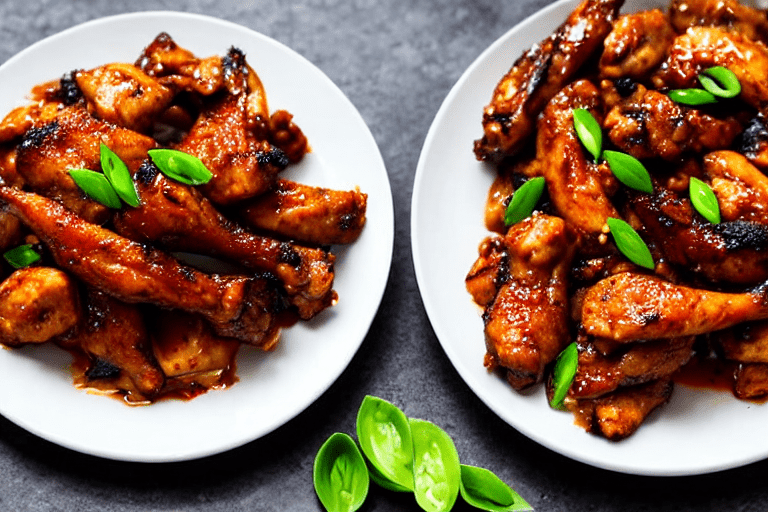 Stir-fry the chicken. Turn heat to high. Add the marinated chicken pieces. Stir-fry vigorously for 3