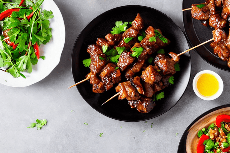 Stir-fry the meat. Heat a wok until smoking hot. Add oil, swirl to coat, then add the marinated meat