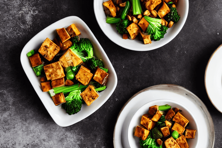 Prepare the vegetables. Wash and cut all vegetables into uniform pieces. For changsha mushroom tofu