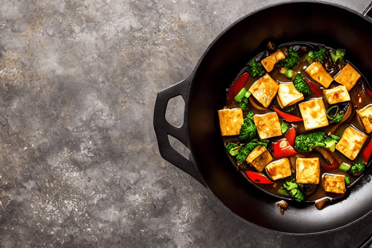Heat the wok. Heat a wok until very hot. Add vegetable oil and swirl to coat the sides. Add dried ch