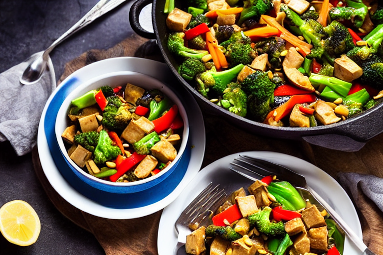Stir-fry the vegetables. Add the main vegetables to the wok. Stir-fry over high heat for 2-3 minutes