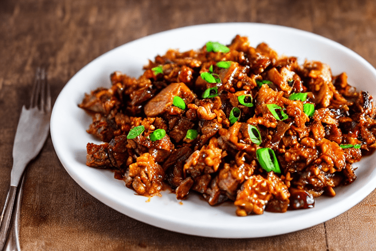 Stir-fry the meat. Heat a wok until smoking hot. Add oil, swirl to coat, then add the marinated meat