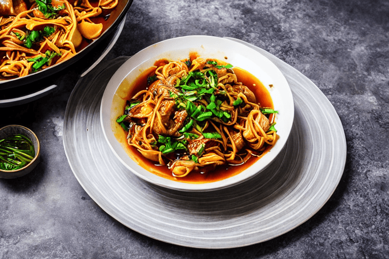 Stir-fry the meat. Heat a wok until smoking hot. Add oil, swirl to coat, then add the marinated meat