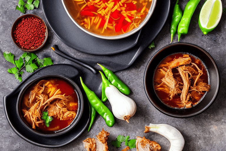 Prepare aromatics. Slice the ginger, garlic, and chilies. If using dried chilies, soak them in warm