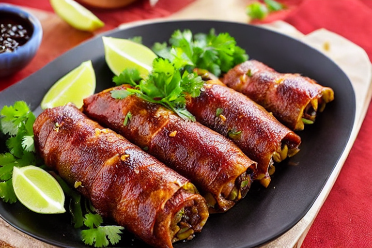 Make the filling or topping. Prepare the filling or topping. Cook any meat fillings with soy sauce,