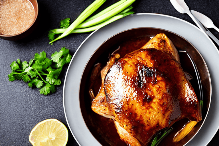 Sear and brown. Heat oil in a wok or heavy pot over medium-high heat. Add the main protein and sear