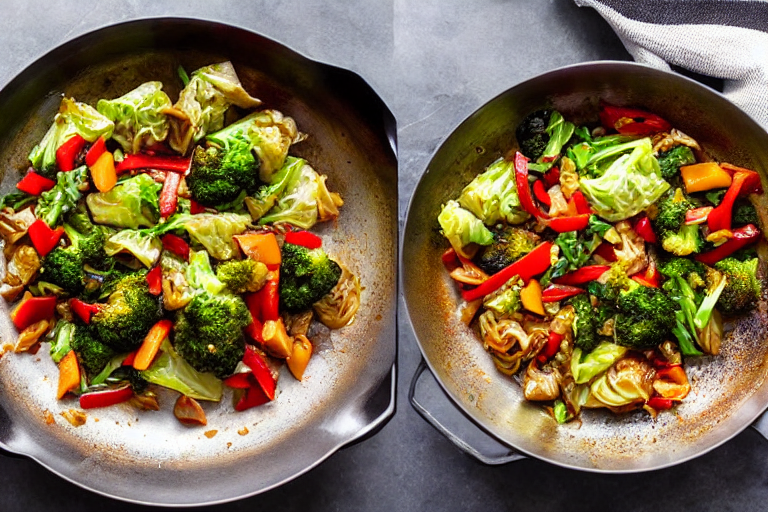 Heat the wok. Heat a wok until very hot. Add vegetable oil and swirl to coat the sides. Add dried ch