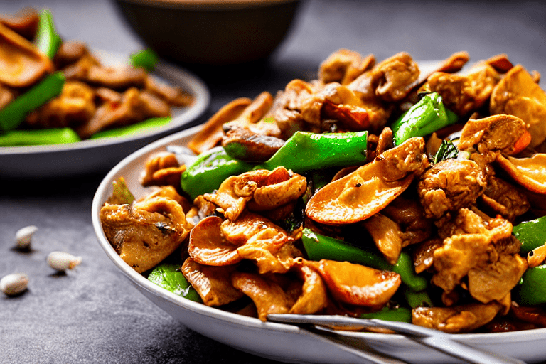 Prepare the vegetables. Wash and cut all vegetables into uniform pieces. For changsha stir-fried woo