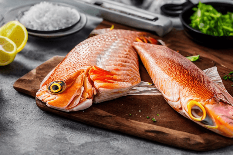 Prepare the seafood. Clean the seafood thoroughly. For channel sour fish, remove any scales, bones,