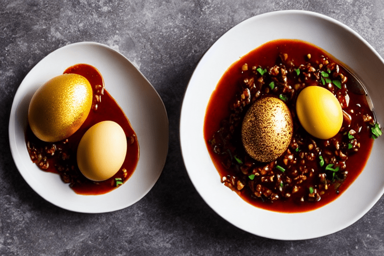 133 Prepare the sauce and aromatics. In a small bowl, combine the light soy sauce, dark soy sauce, s