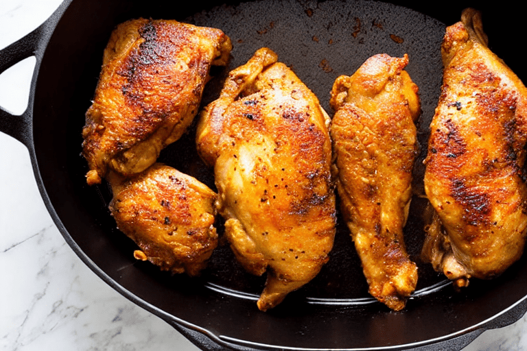 Sear and brown. Heat oil in a wok or heavy pot over medium-high heat. Add the main protein and sear