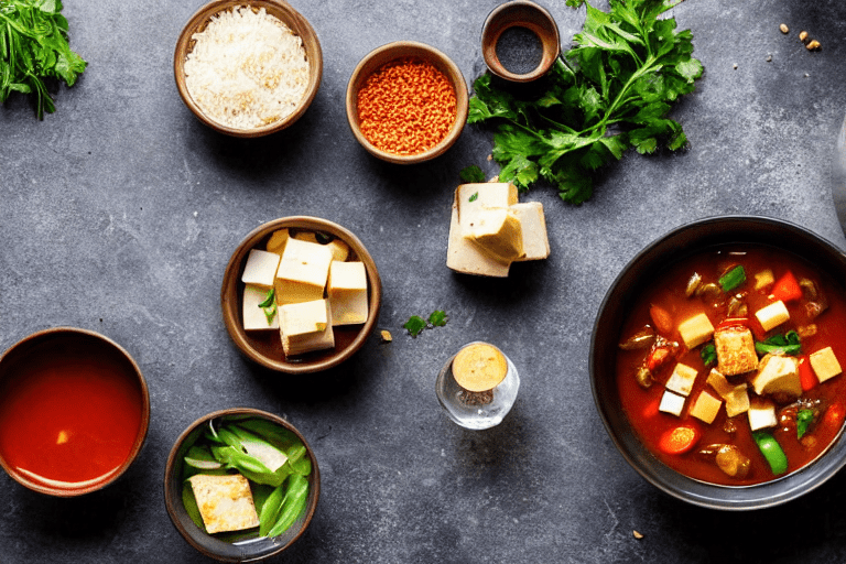 131 Prepare the tofu. Cut the tofu into 3 cm cubes. If using soft tofu, handle it gently to avoid br