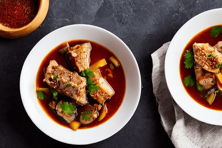 Soak the dried cuttlefish. Place the dried cuttlefish 墨鱼干, mò yú gān in a large bowl of cold water a