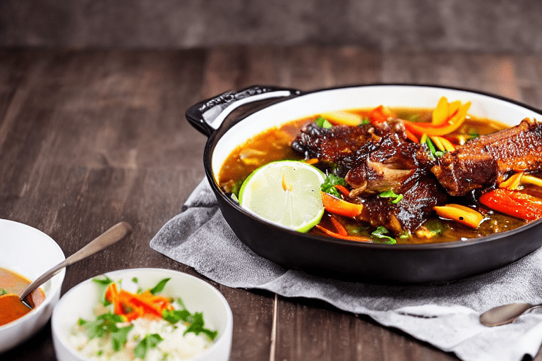 Blanch the pork ribs. Place the pork ribs in a large pot of cold water use enough water to cover the