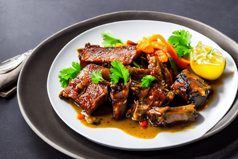 Stir-fry the ribs and cuttlefish. Heat 1 tablespoon of cooking oil in a heavy-bottomed pot or Dutch