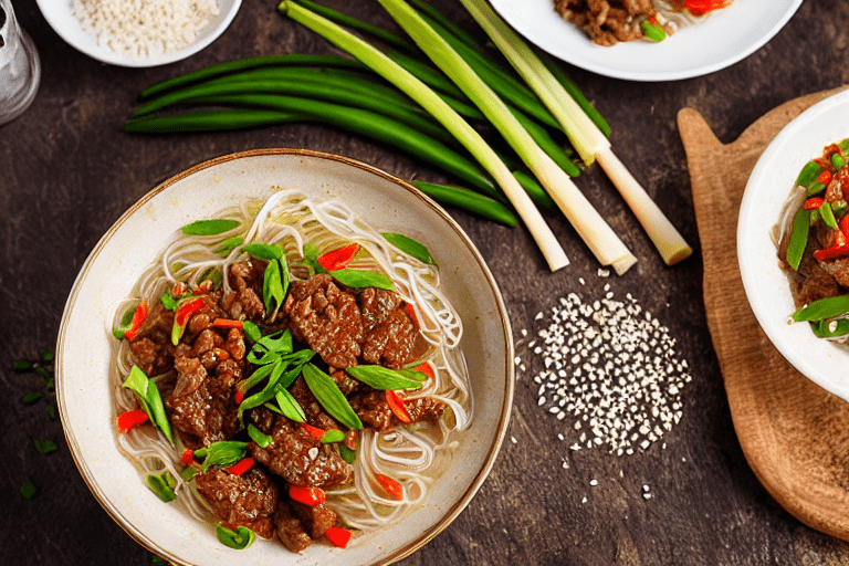 127 Make the filling or topping. Prepare the filling or topping. Cook any meat fillings with soy sau