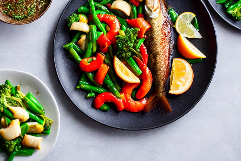 Cook the seafood. Turn heat to high. Add the prepared seafood to the wok. Stir-fry or braise accordi
