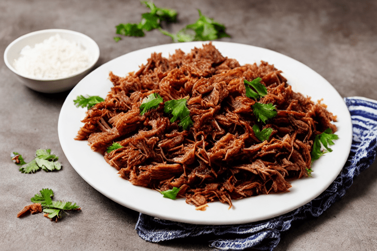 128 Prepare the pork. Cut the pork shoulder against the grain into thin slices, then cut the slices