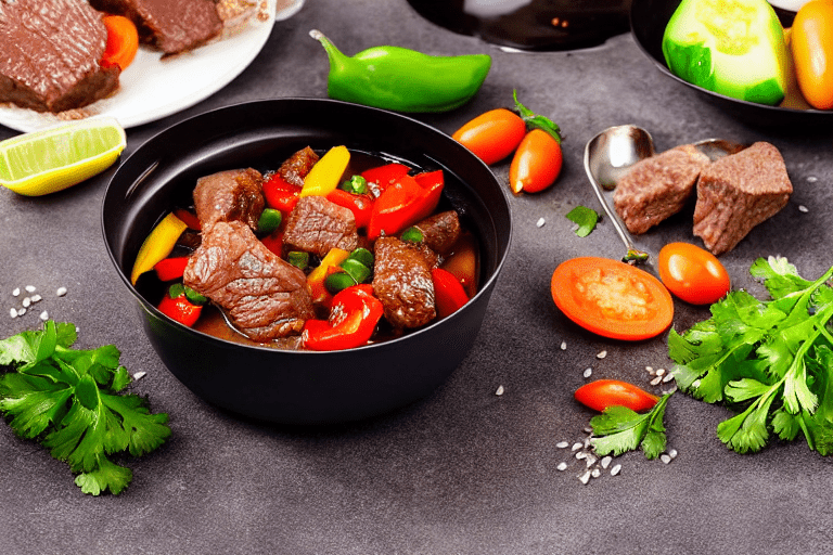 Par-cook the ingredients. Deep-fry or blanch the main ingredient and vegetables separately. Heat oil