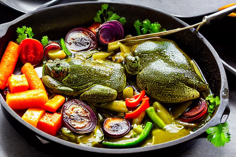 Par-cook the ingredients. Deep-fry or blanch the main ingredient and vegetables separately. Heat oil