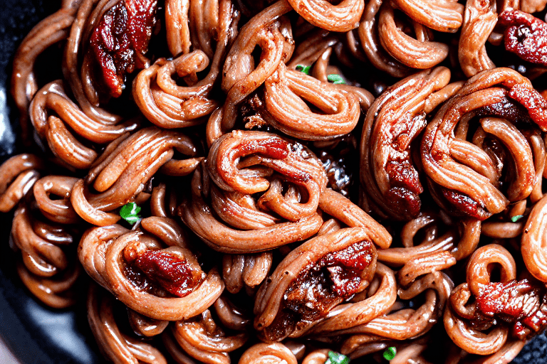 133 Prepare the intestines. If using raw intestines, they need thorough cleaning and pre-cooking. Tu