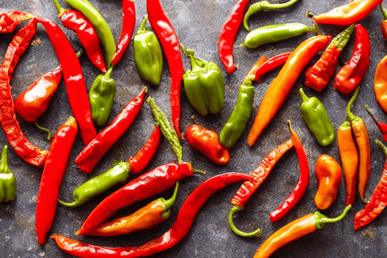 136 Prepare the vegetables and aromatics. Cut the dried red chilies into sections. Peel and slice th