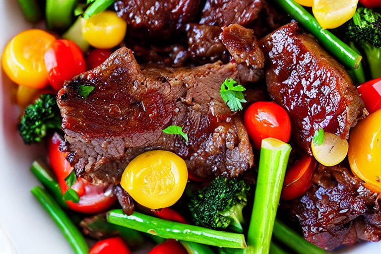 Par-cook the ingredients. Deep-fry or blanch the main ingredient and vegetables separately. Heat oil