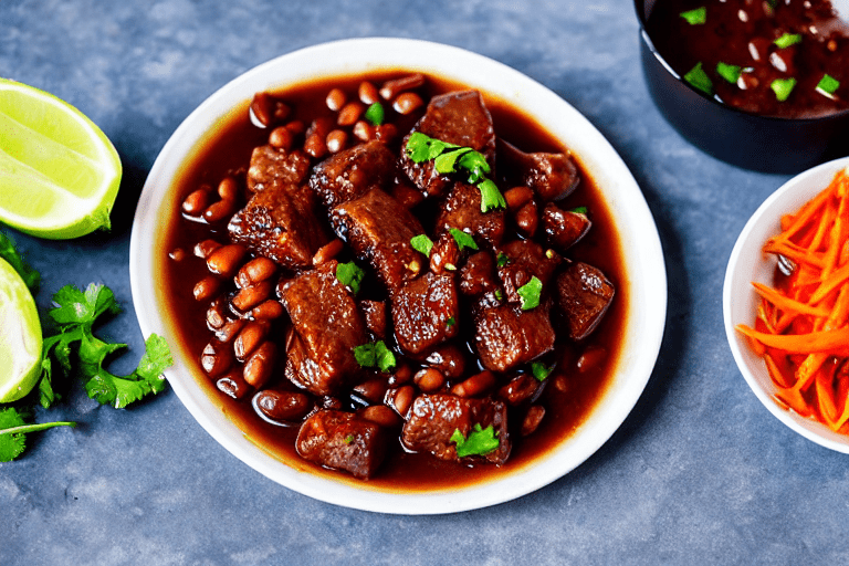 Build the dry pot flavor. Heat oil in a wok over medium heat. Add doubanjiang chili bean paste and s