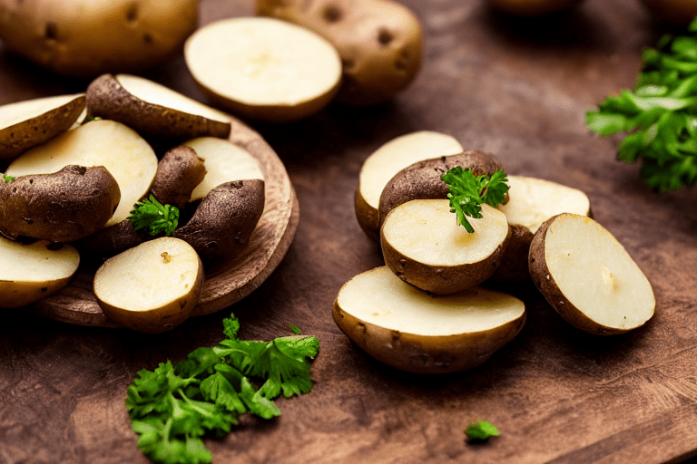 127 Prepare all ingredients. Cut the main ingredient into bite-sized pieces. Slice potatoes, lotus r