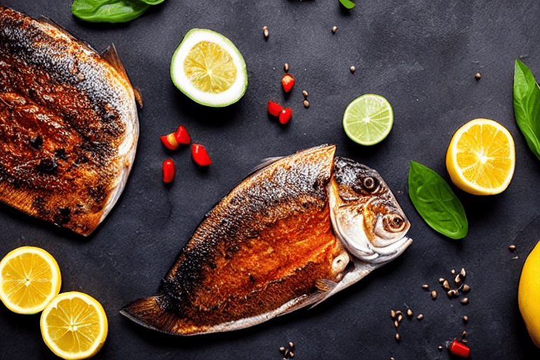 138 Prepare the fish. Rinse the fire-baked fish gently under cold water to remove any surface dust o