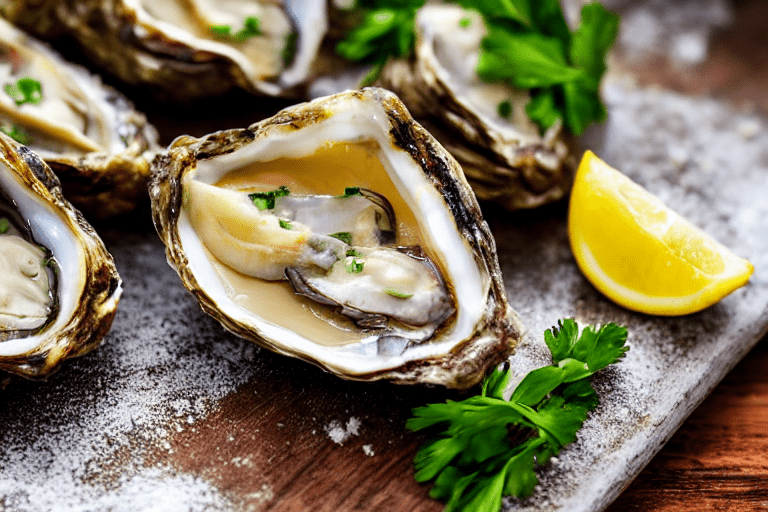 Prepare the oysters. Scrub the oyster shells under cold running water to remove any grit or debris.