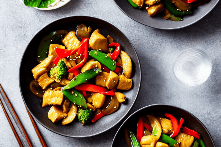 Stir-fry the ginger. Heat 2 tablespoons of oil in a wok or frying pan over medium heat. Add the ging
