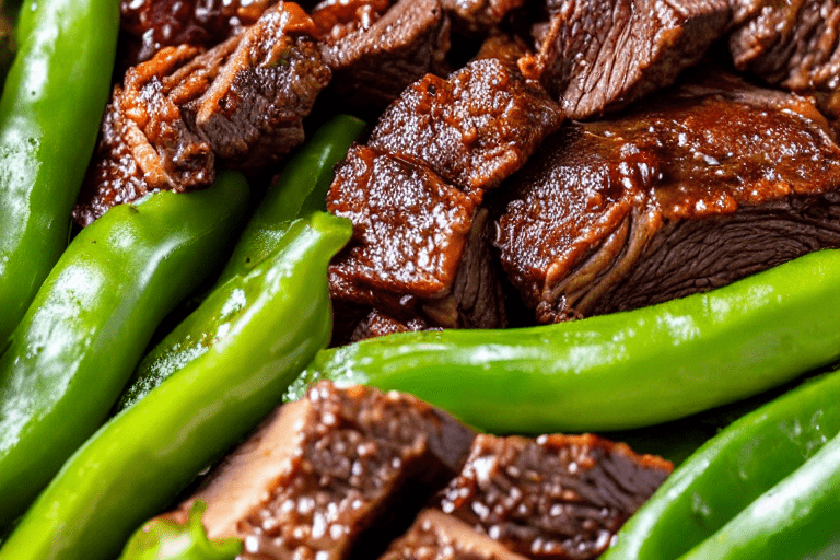 122 Blanch the brisket. Put the brisket chunks into a large pot of cold water. Bring it to a boil an