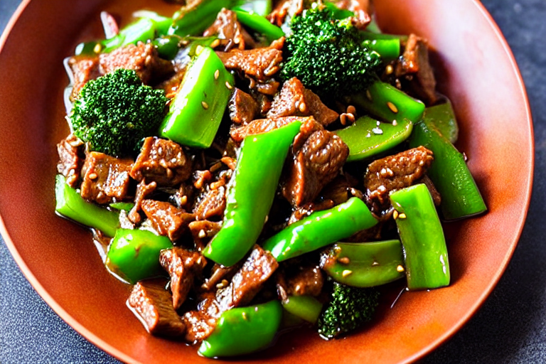 155 Marinate the beef. Place the sliced beef in a bowl. Add 1 tablespoon of light soy sauce, 1 table